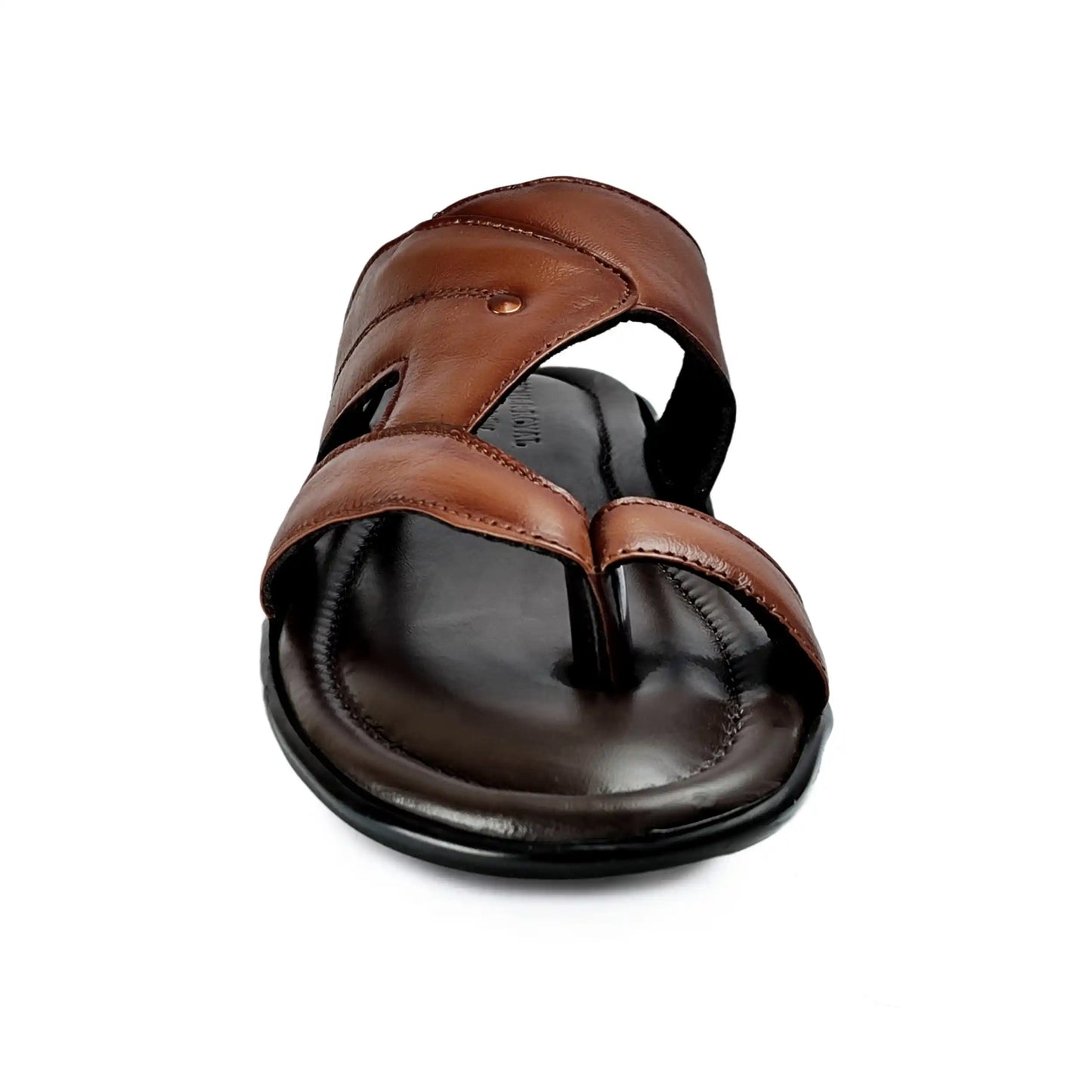 Slider Slippers for Men Genuine Leather Sandals