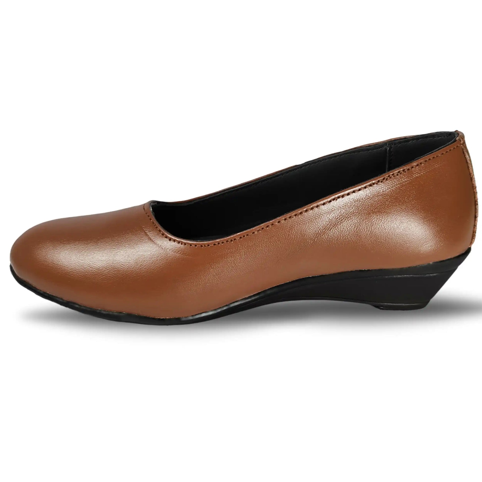 brown ballerina shoes