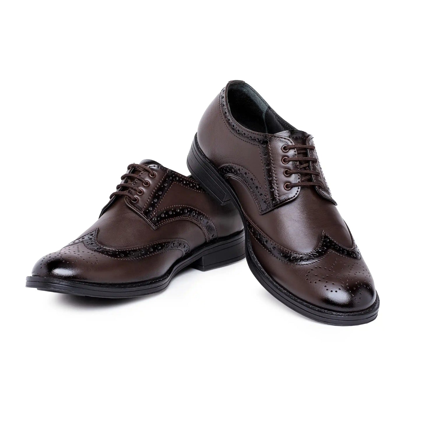 Men Pure Leather Formal Brogue Shoes